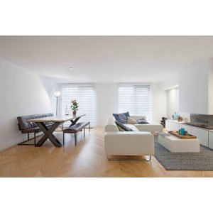 Eiken QFQ / Quartiers/ faux-Quartiers Hongaarse punt parket vloer 