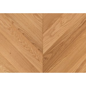 Eikenhout Hongaarse Punt Vloer 12x60cm Rustiek AB 45 graden Geborsteld Transparant Wit Geolied 