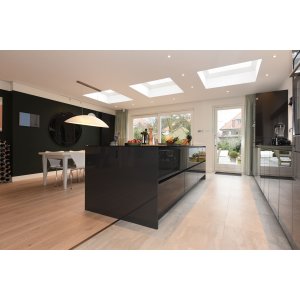 Eiken Lamelparket houten vloer parket - Rustiek A/B - 22cm breed, 220cm lang, 15mm dikte, 4mm toplaag - Partij Eiken Houten Vloer