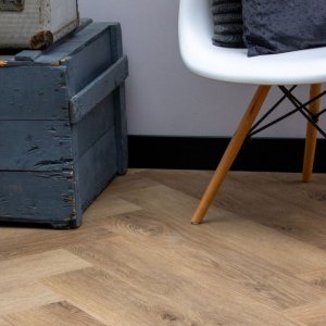 Ekofloors Rijn Eiken Dryback Visgraat PVC vloer