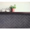 Berry Alloc 62001756 Black Velvet Satin Finish Kitchen Wall Wandpaneel Herringbone - 3 x 600 x 1200mm - 0.72m2