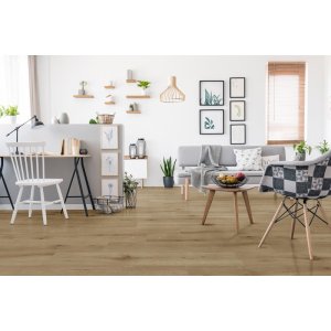 Gelasta Rigid Click PVC vloer Callisto 5103 Natural Oak Smoked 153,2 x 22,5cm, 2.41 m2 (met geïntegreerde IXPE ondervloer)