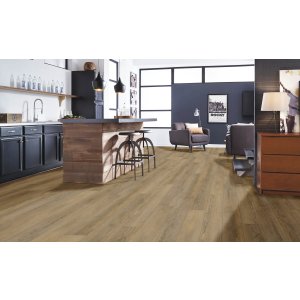 Gelasta Rigid Click PVC vloer City 5604 Olympia Pine Natural 153,2 x 22,5cm, 2.41 m2 (met geïntegreerde IXPE ondervloer)