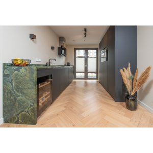 Eiken Visgraat vloer 12x60cm Rustiek AB
