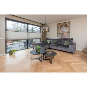 Eiken Visgraat vloer 15x75cm Rustiek AB