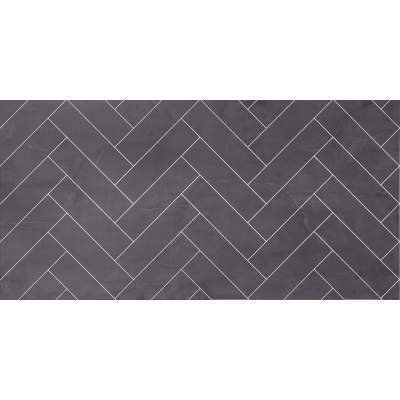 Berry Alloc 62001756 Black Velvet Satin Finish Kitchen Wall Wandpaneel Herringbone - 3 x 600 x 1200mm - 0.72m2