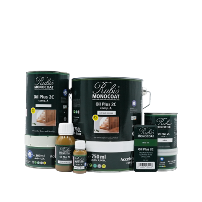 Rubio Monocoat Oil Plus 2C Olie Set A+B Smoke